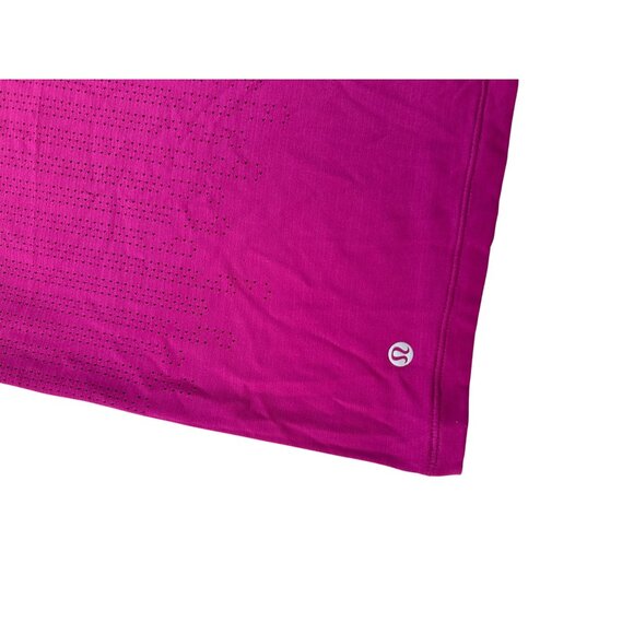 LULULEMON Pink Workout Short Sleeve Top Size 8 - Picture 2 of 6